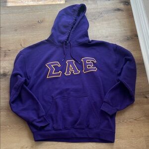 Purple Men's Vintage SAE Hoodie Large